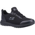 Skechers Workwear Squad Sr Wide Textil Damen Schwarze Sicherheits Sneakers