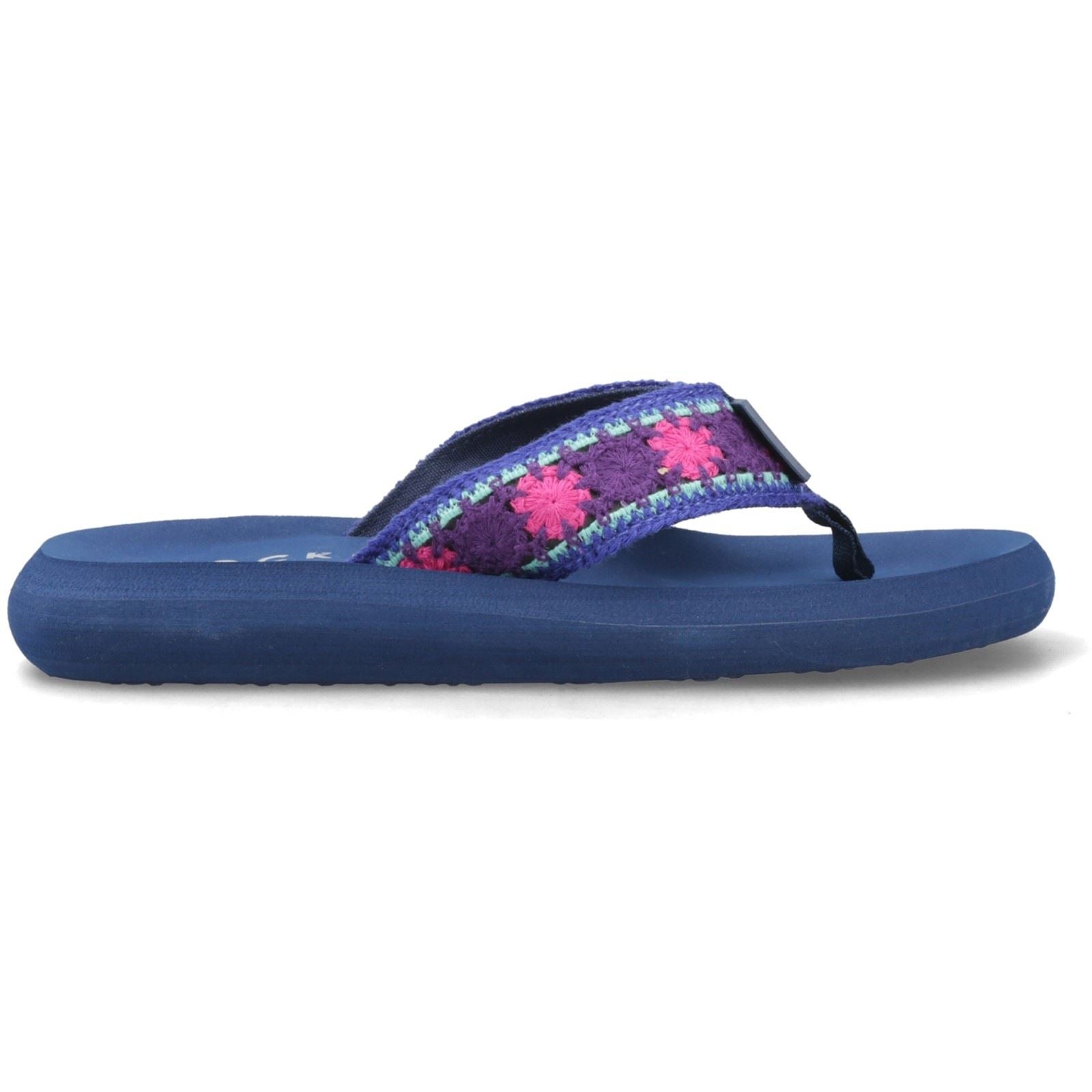 Rocket Dog Spotlight Marlow Textil Frauen Lila/Multi Flip-Flops