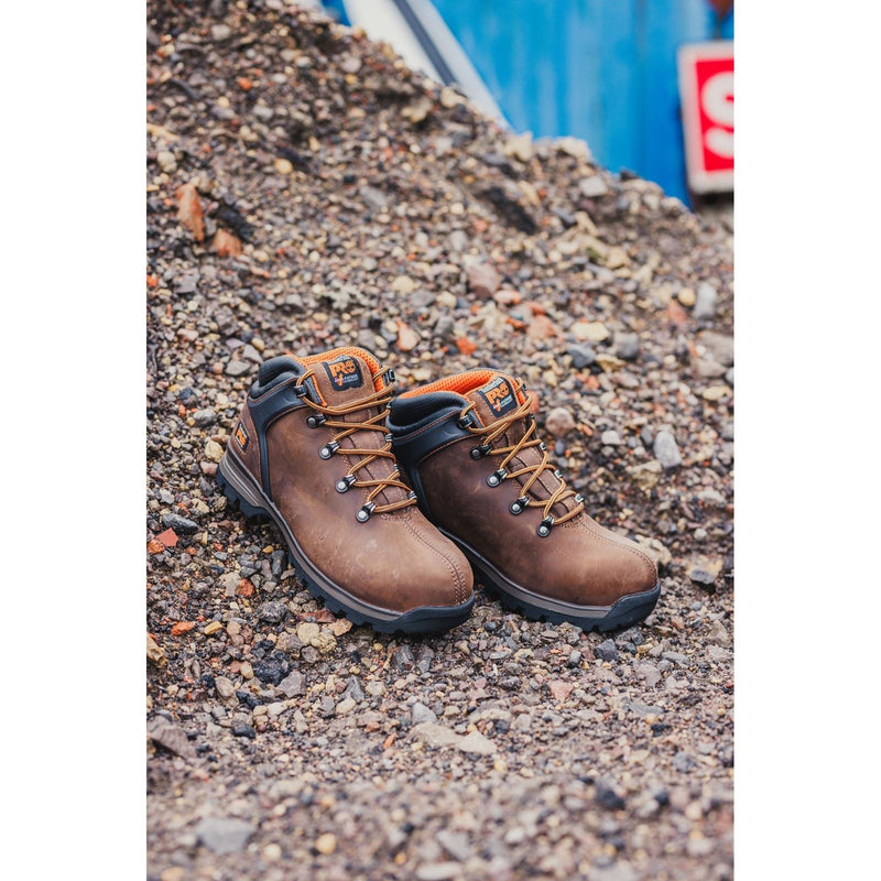 Timberland Pro Splitrock Ct Xt Leder Braune Sicherheitsstiefel