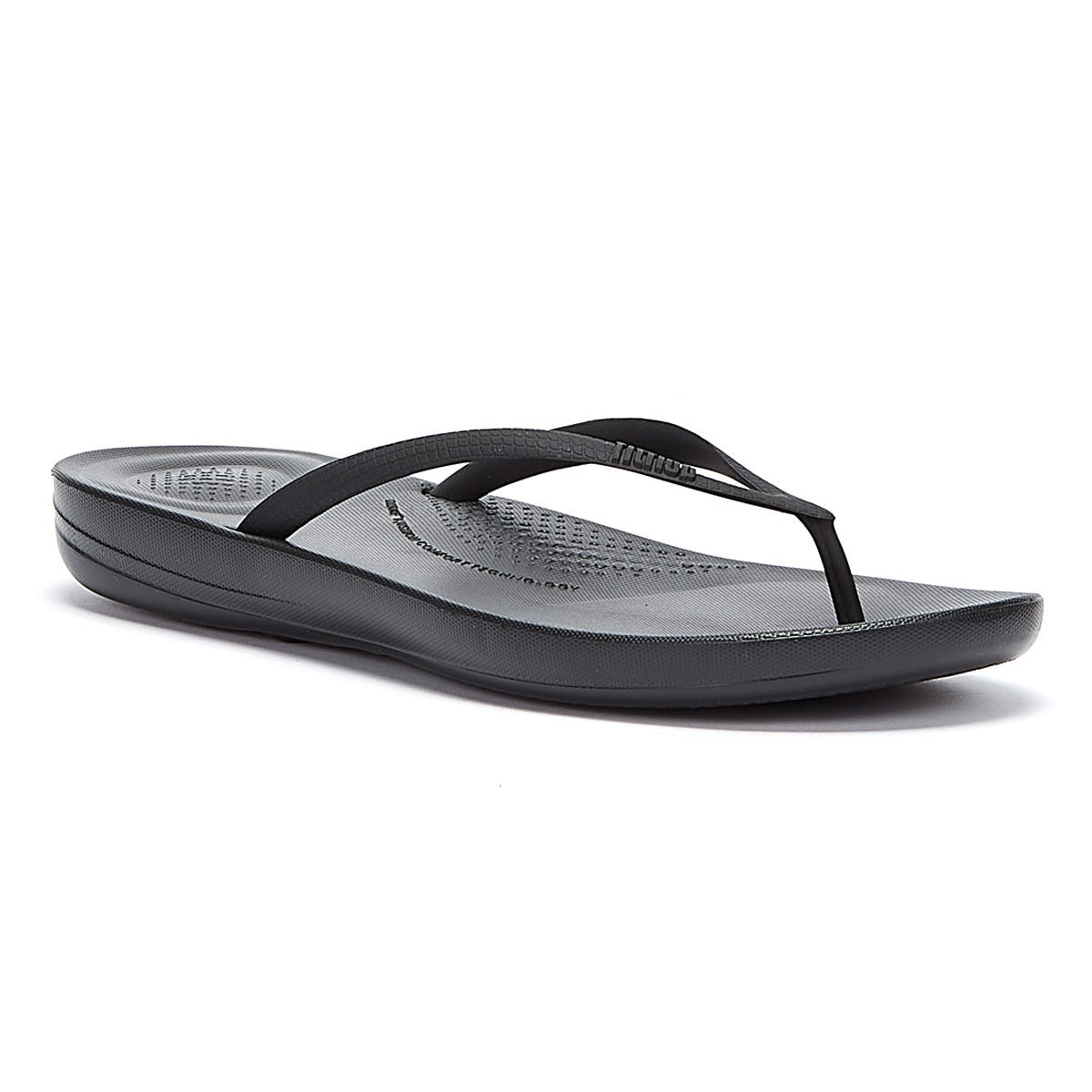 Fitflop IQushion Ergonomic Damen Schwarz Flip Flops
