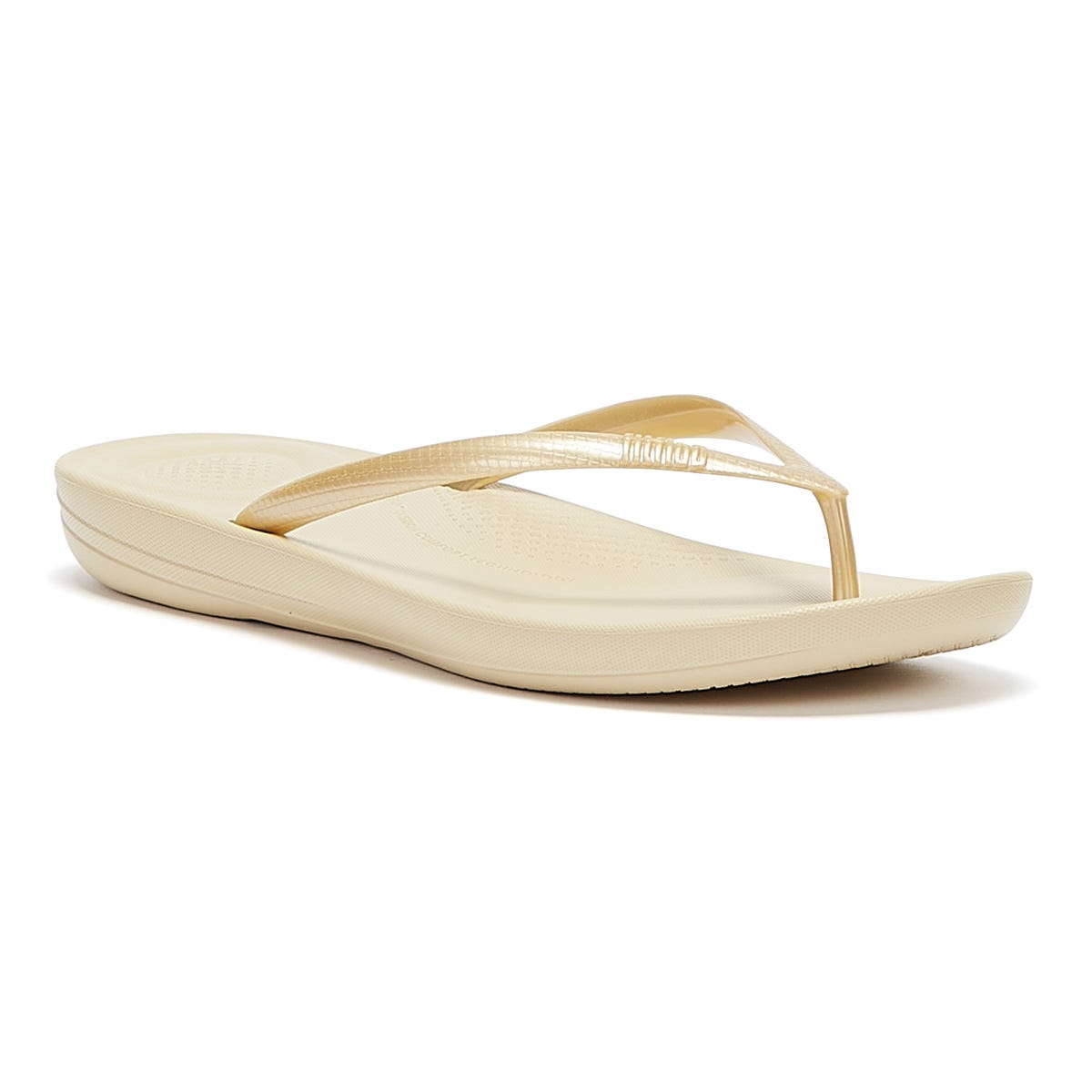 Fitflop IQushion Ergonomic Damen Gold Flip Flops