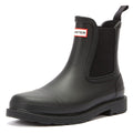 Hunter Commando Chelsea Damen Schwarze Stiefel