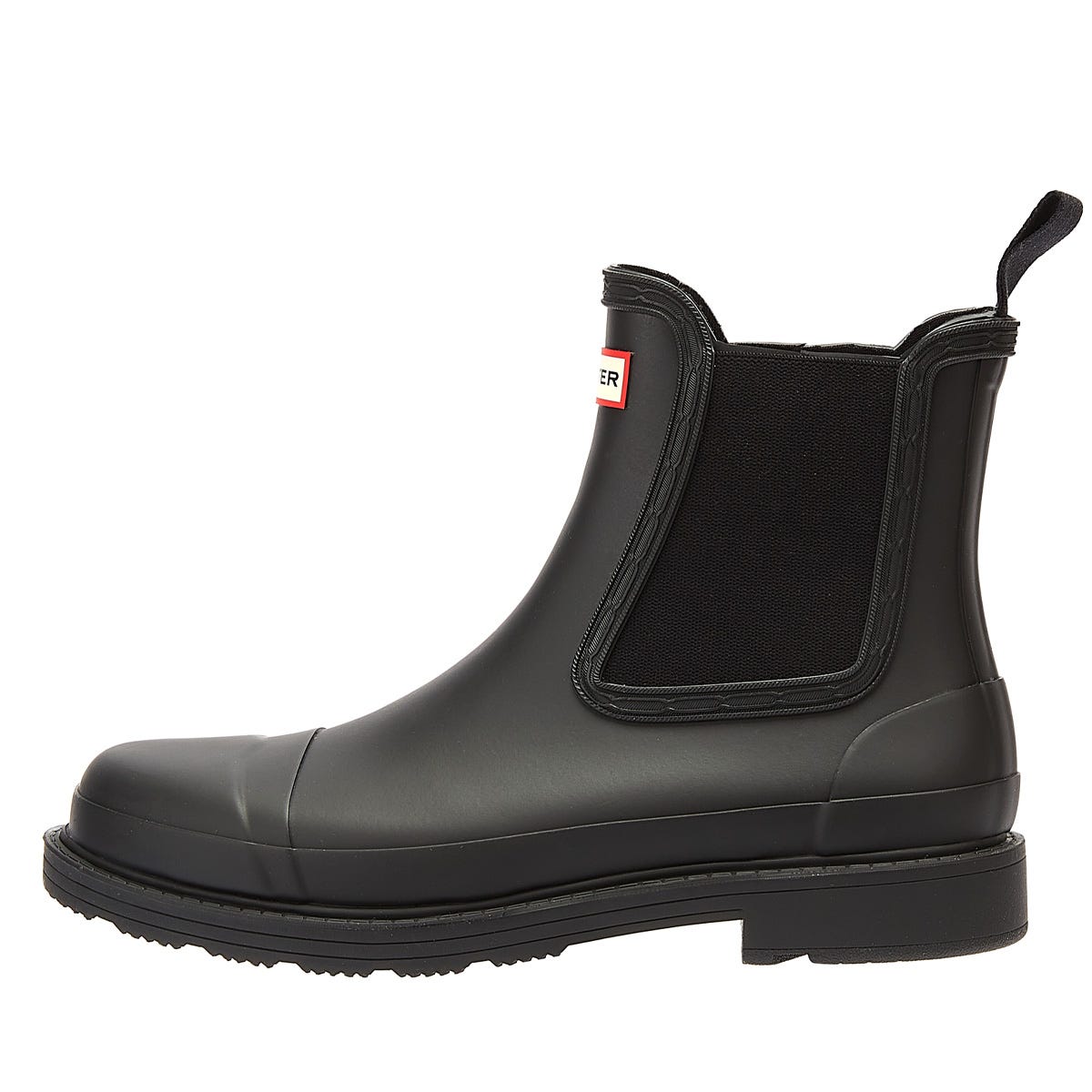 Hunter Commando Chelsea Damen Schwarze Stiefel