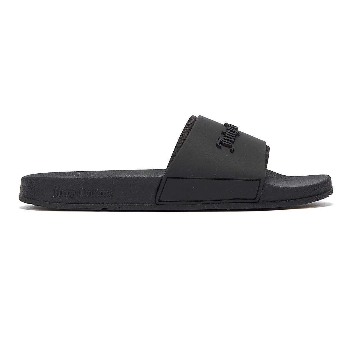 Juicy Couture Breanna Geprägte Womens Black Slides