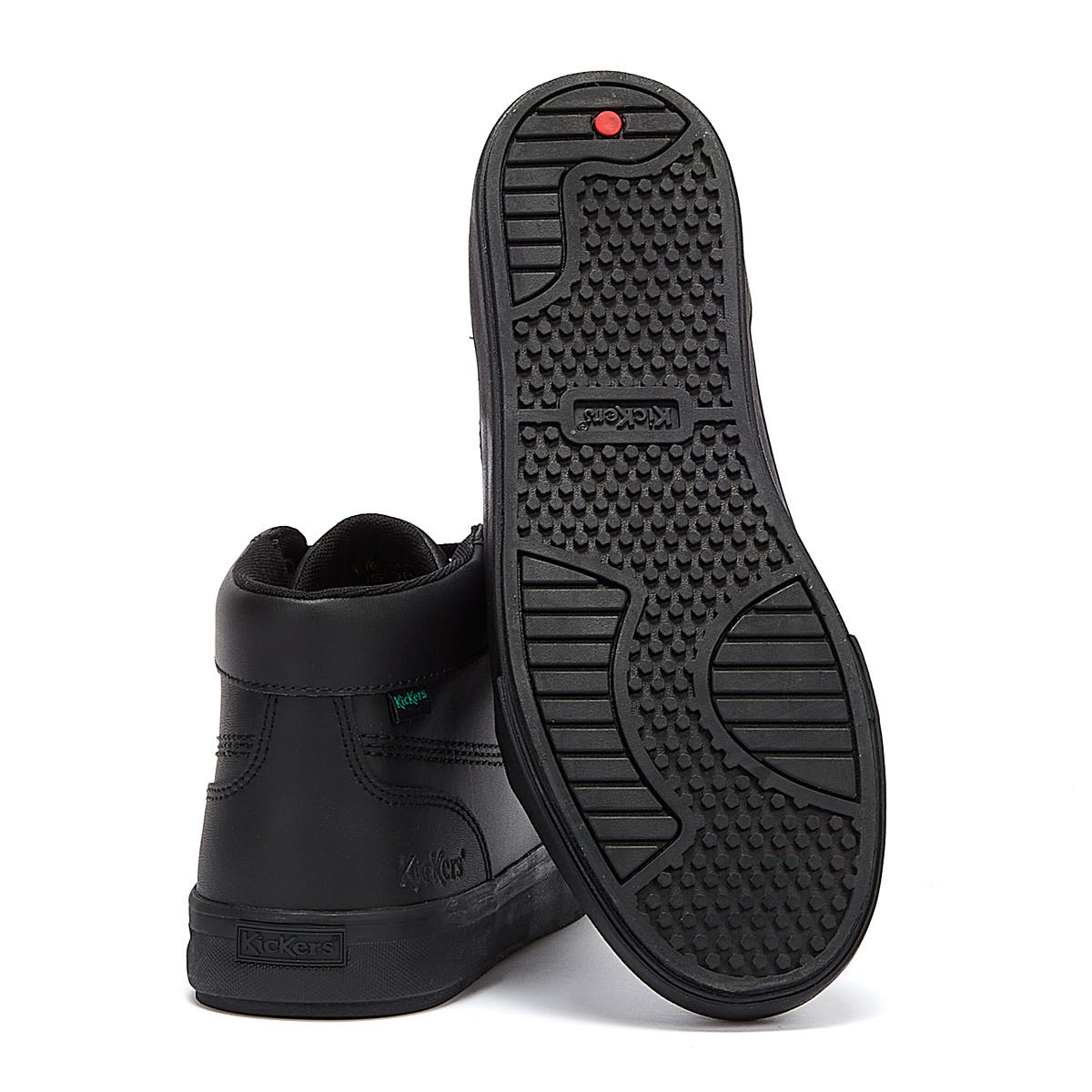 Kickers Tovni Hi Leder Herren Schwarz Schuhe