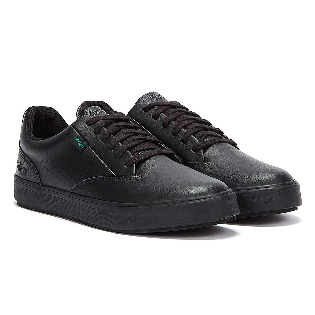 Kickers Tovni Tumble Leder Männer Schwarz Schuhe