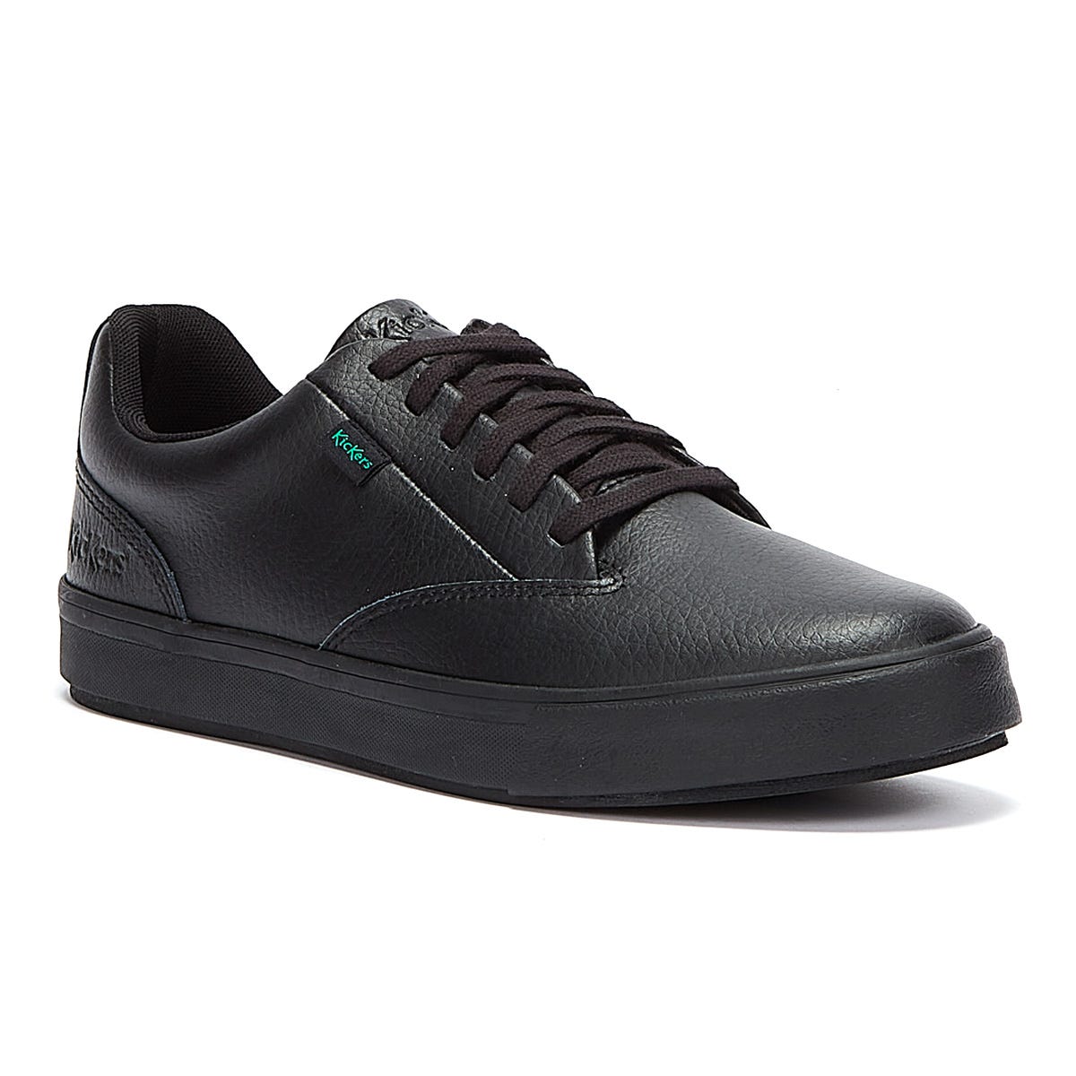 Kickers Tovni Tumble Leder Männer Schwarz Schuhe