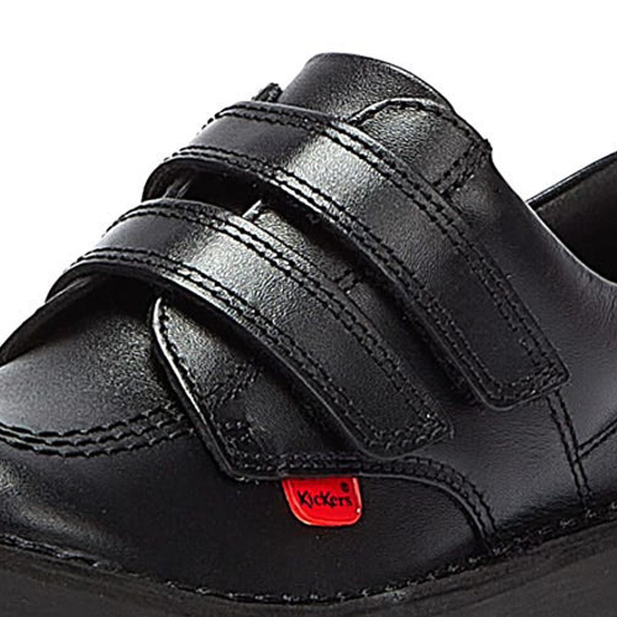 Kickers Junior Kick Lo Velcro Schwarz