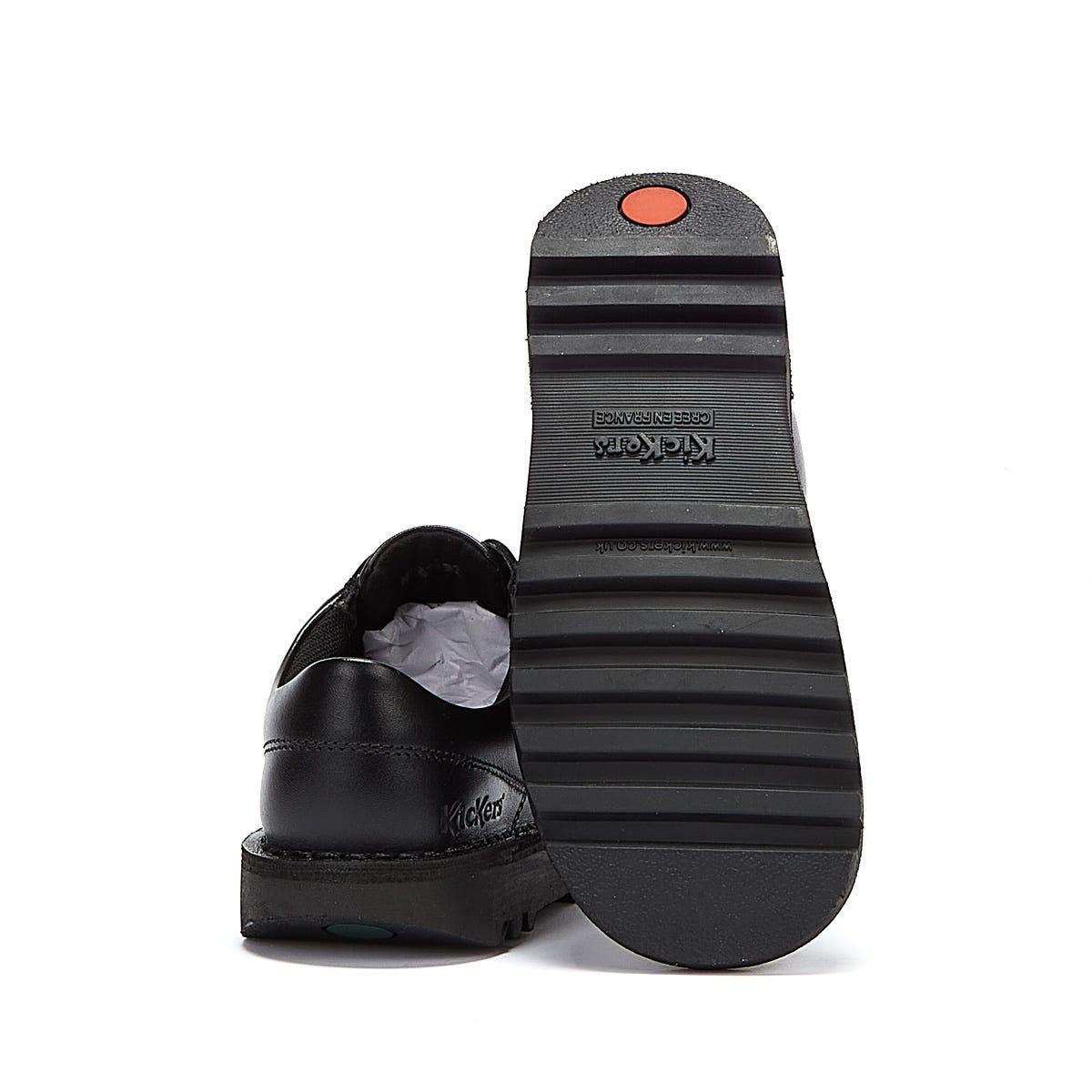 Kickers Junior Kick Lo Velcro Schwarz