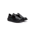 Kickers Kick T Infant Schwarz Leder Schuhe