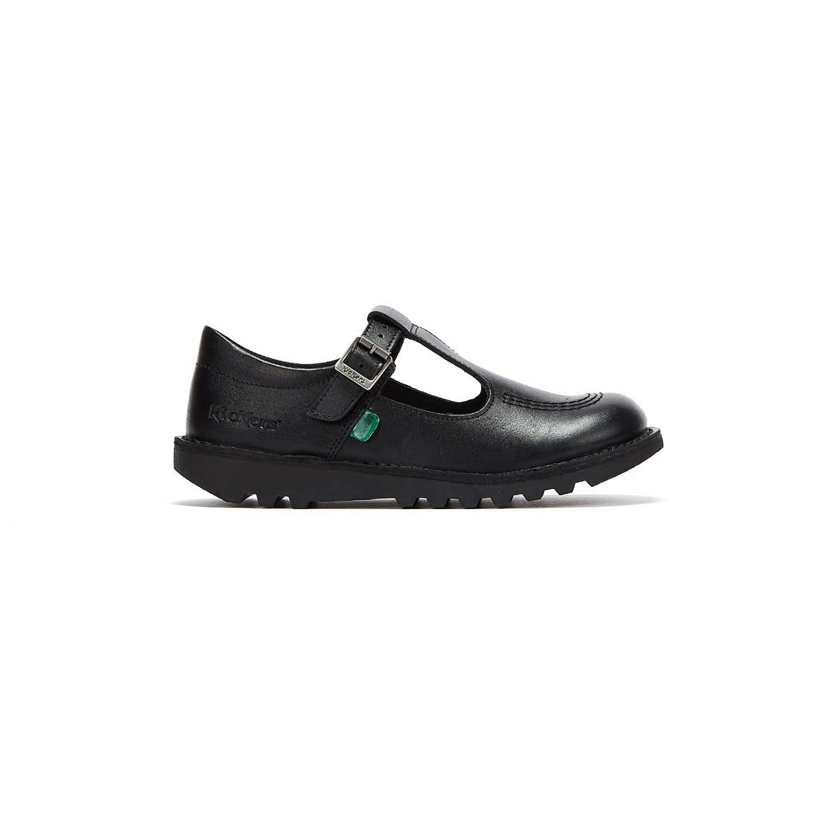 Kickers Kick T Infant Schwarz Leder Schuhe