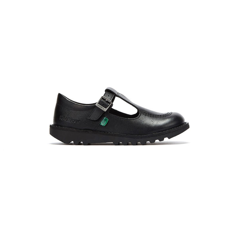 Kickers Kick T Infant Schwarz Leder Schuhe