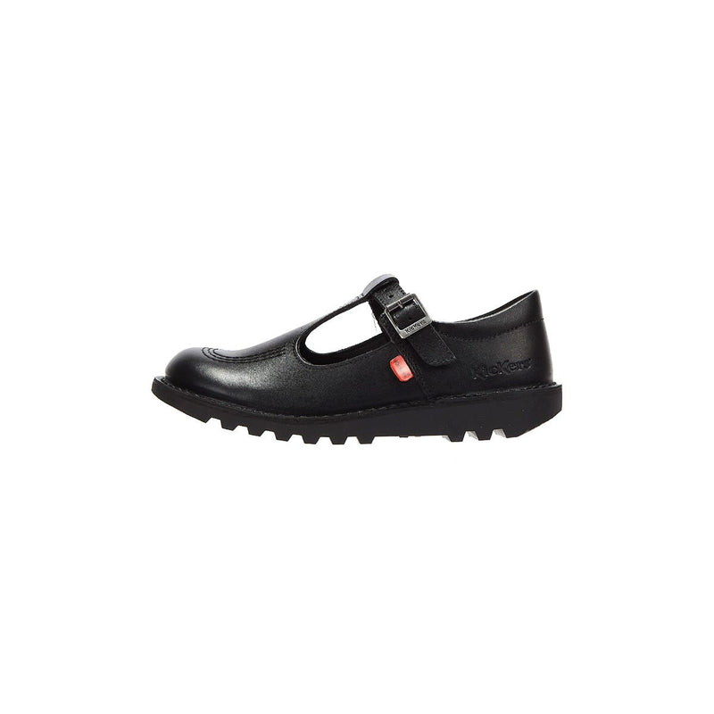 Kickers Kick T Infant Schwarz Leder Schuhe