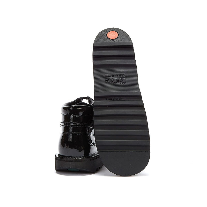 Kickers Youth Kick Hi Schwarz Patent