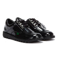 Kickers Kick Lo Schwarz Lack Schuhe
