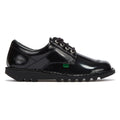 Kickers Kick Lo Schwarz Lack Schuhe