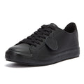 Kickers Schwarz Leder Tovni Lacer Turnschuhe