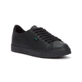 Kickers Youth Schwarz Leder Tovni Lacer Turnschuhe