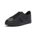 Kickers Youth Schwarz Leder Tovni Lacer Turnschuhe