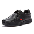 Kickers Reasan Lace Herren Schwarz Leder Schuhe