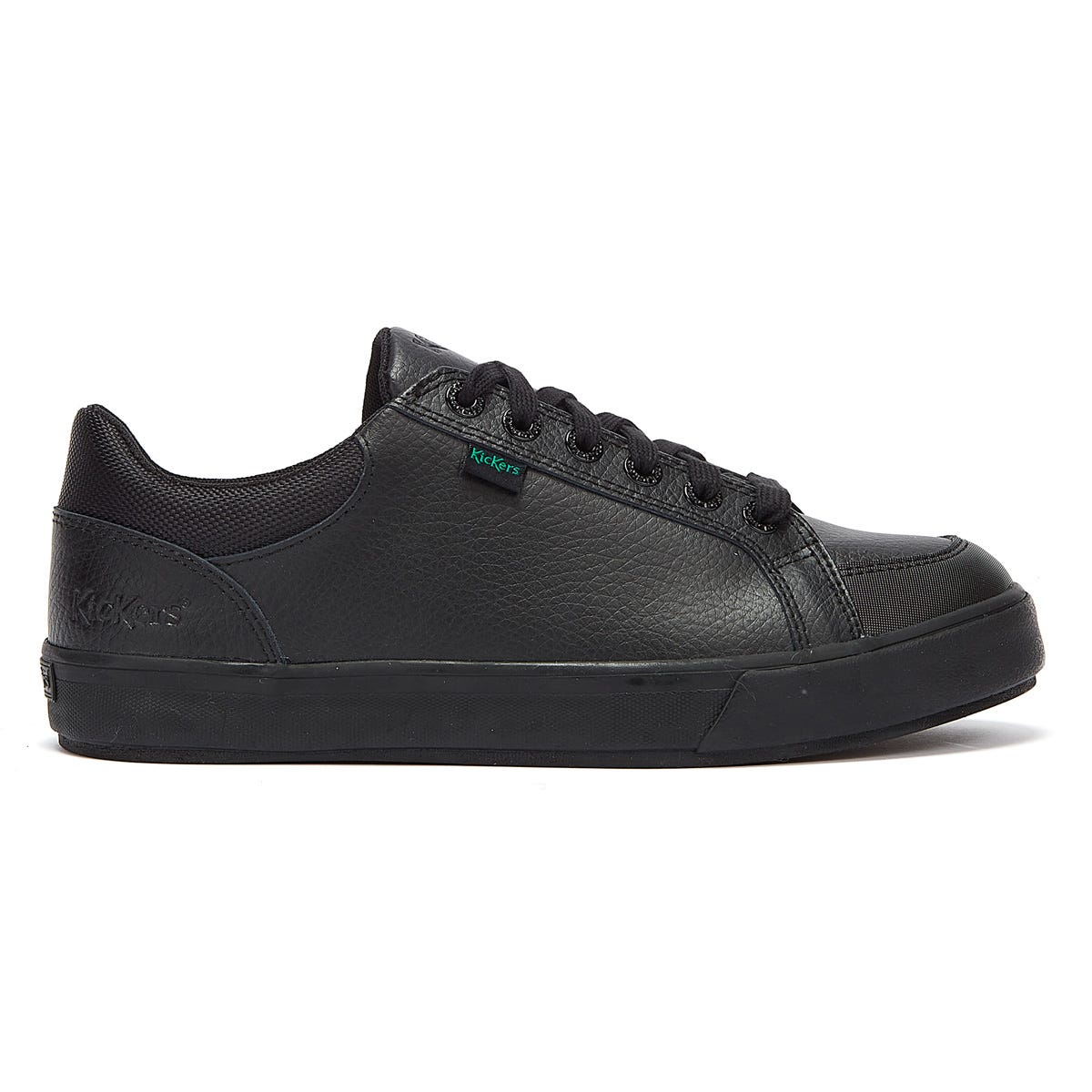 Kickers Tovni Lo Gepolsterte Leder Herren Schwarz Schuhe