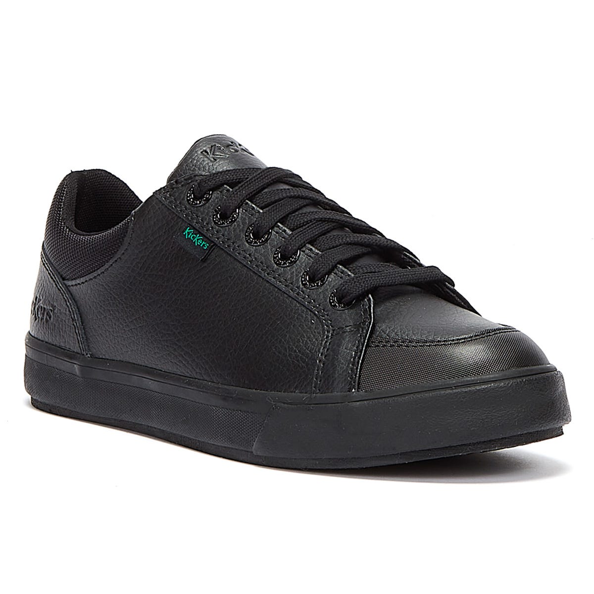 Kickers Tovni Lo Gepolsterte Leder Herren Schwarz Schuhe
