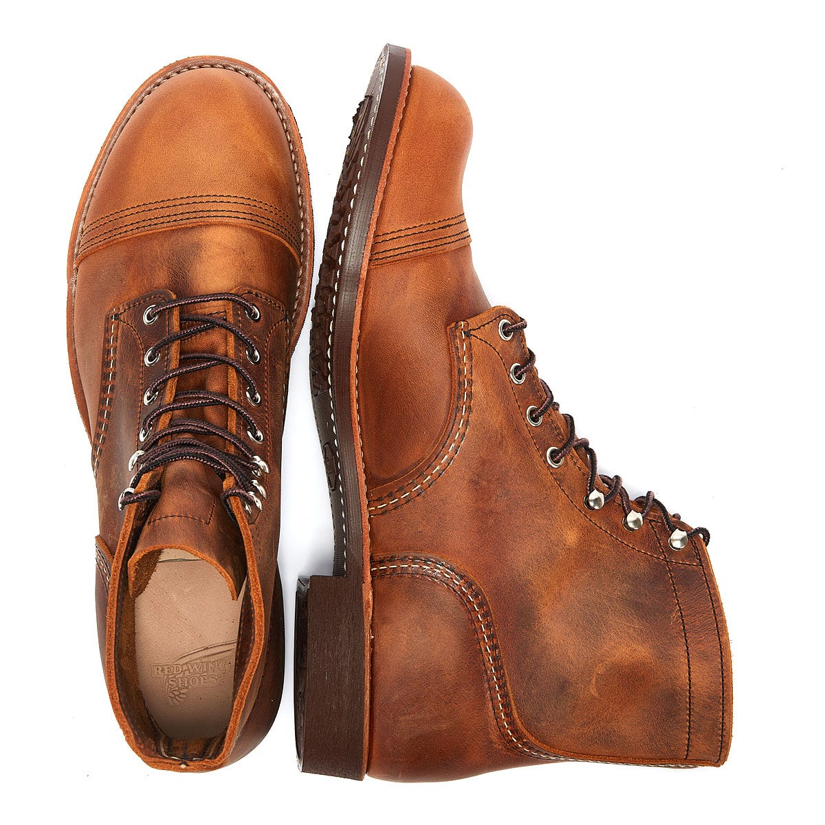 Red Wing Schuhe Iron Ranger Mens Kupfer Stiefel