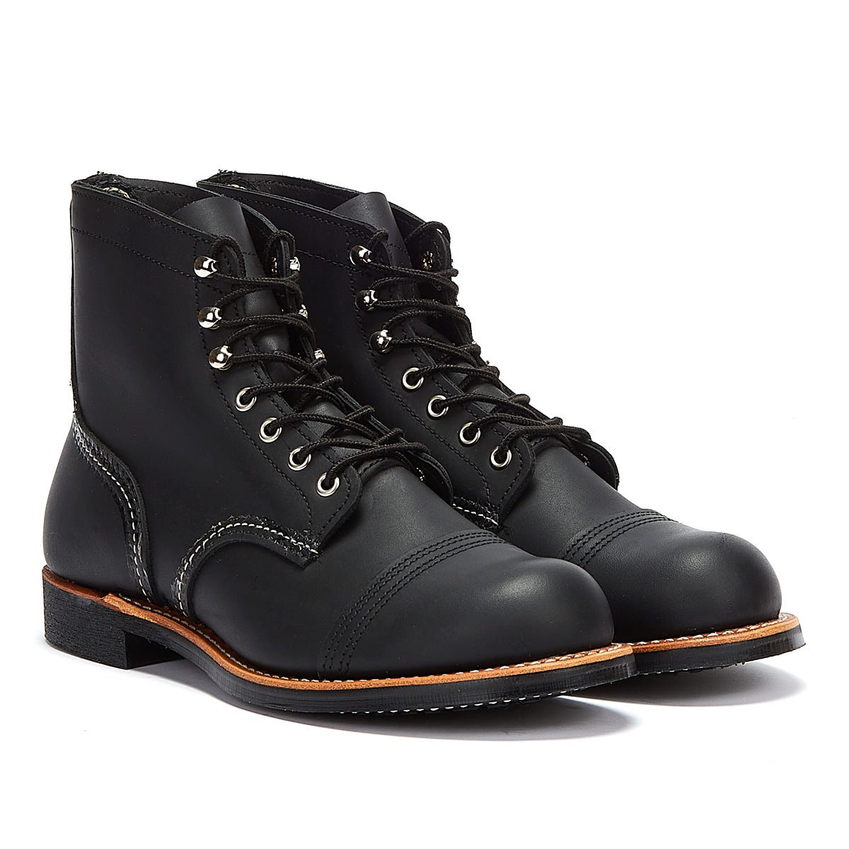 Red Wing Schuhe Eisen Ranger Harness Herren schwarz Stiefel