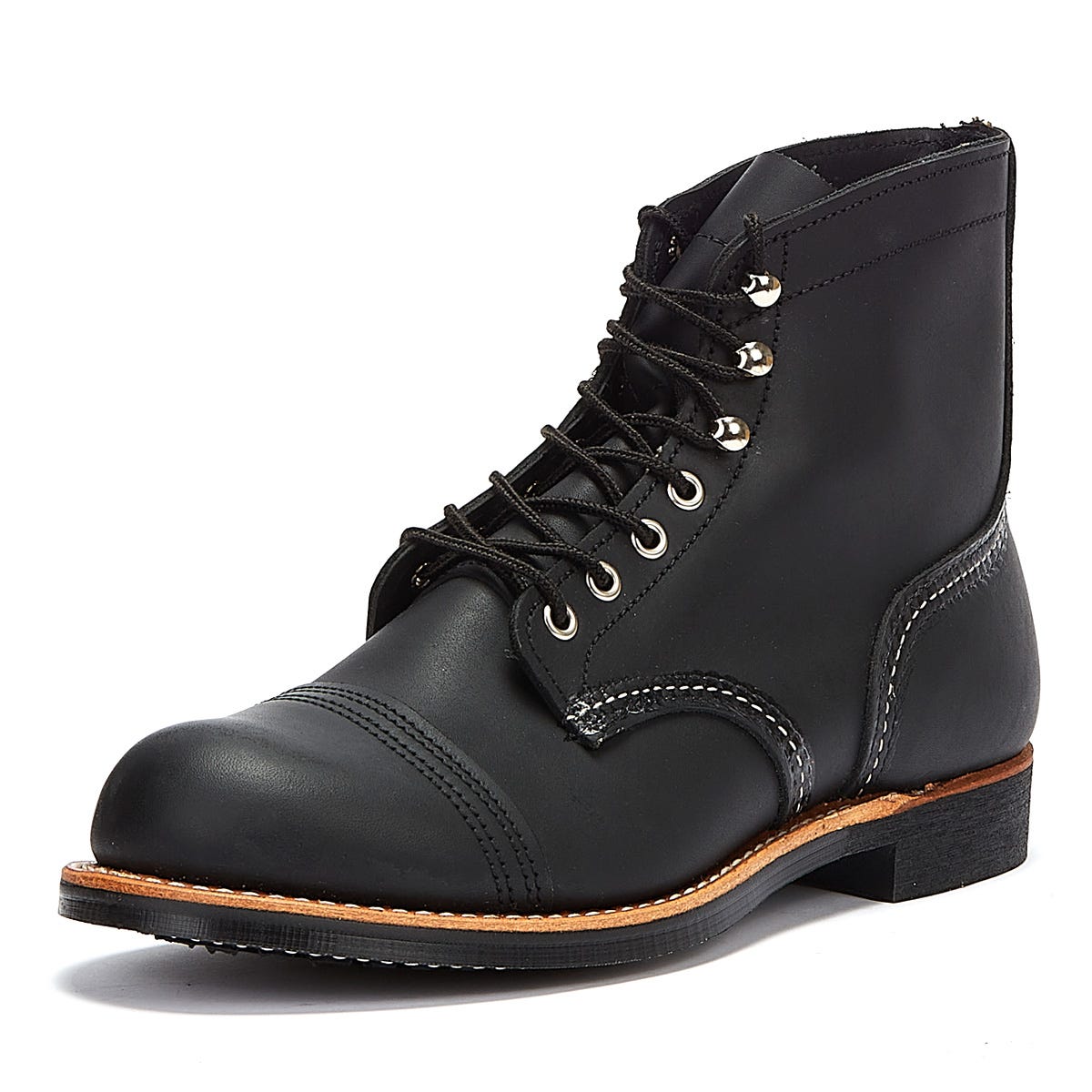 Red Wing Schuhe Eisen Ranger Harness Herren schwarz Stiefel