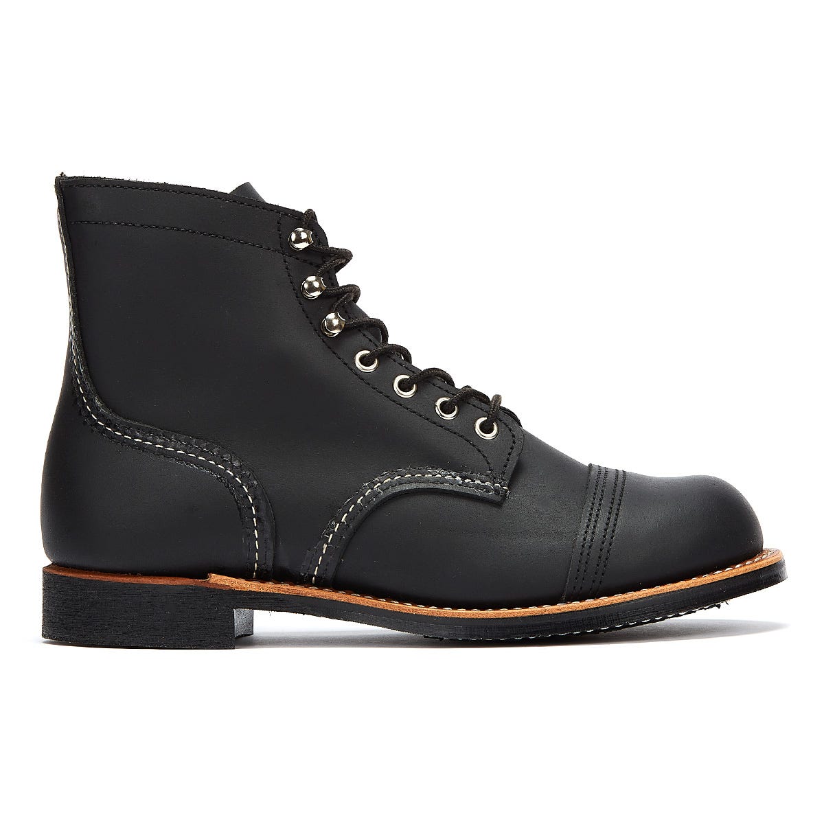 Red Wing Schuhe Eisen Ranger Harness Herren schwarz Stiefel