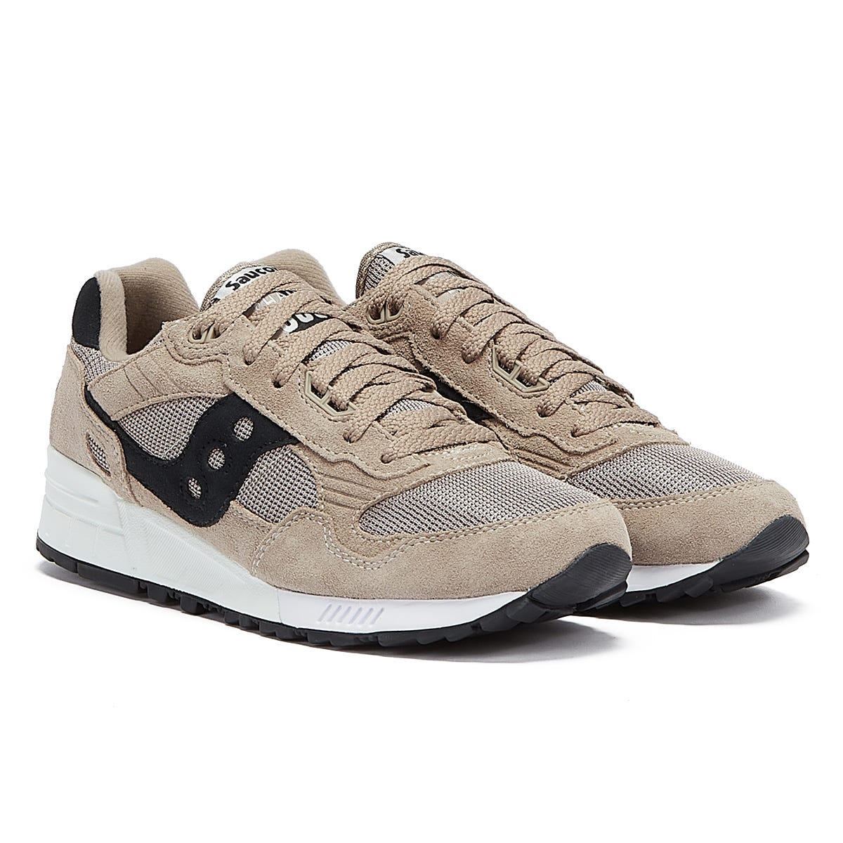 Saucony Shadow 5000 Vintag Mens Tan / Weiß Turnschuhe