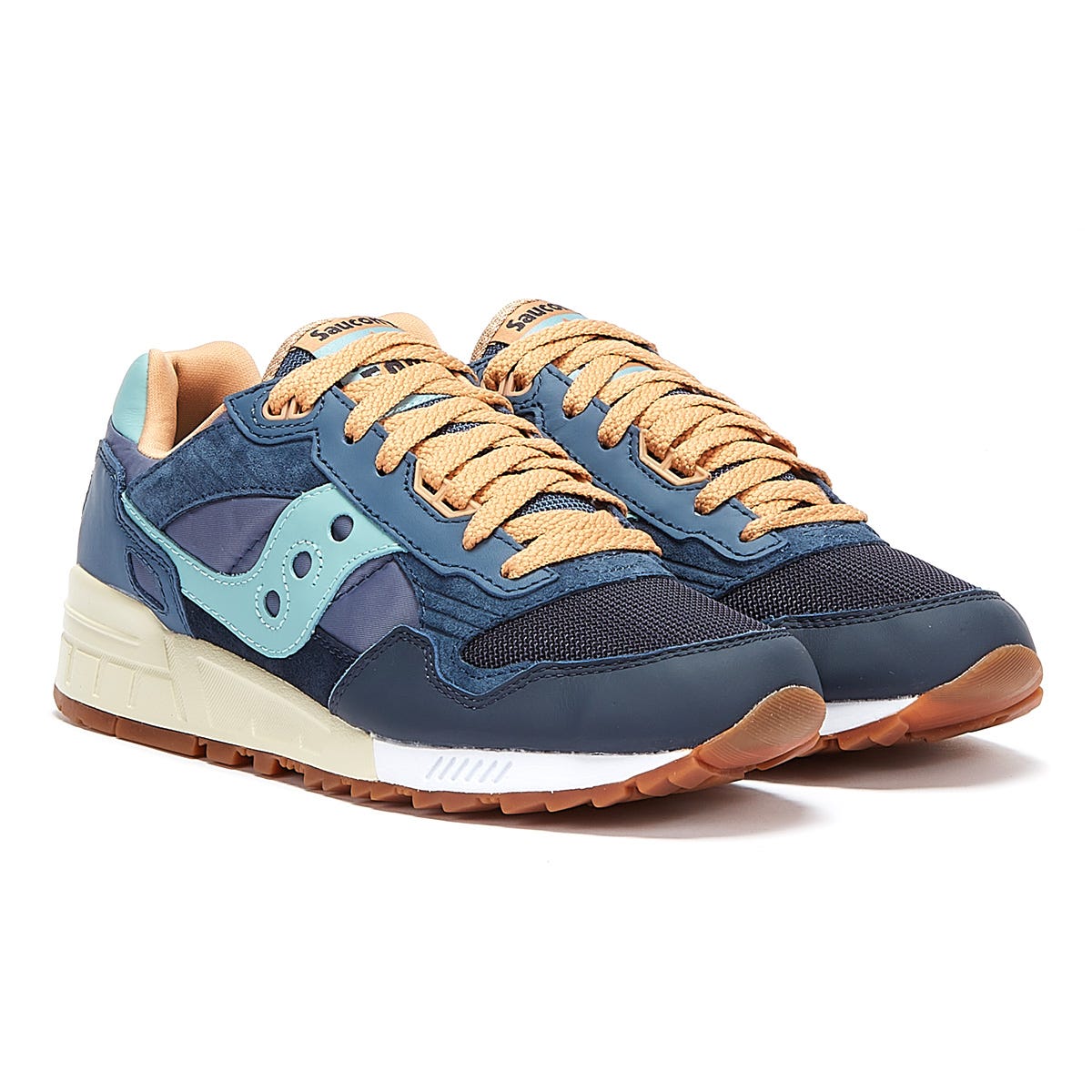 Saucony Shadow 5000 Vintage Herren Navy / Tan Turnschuhe