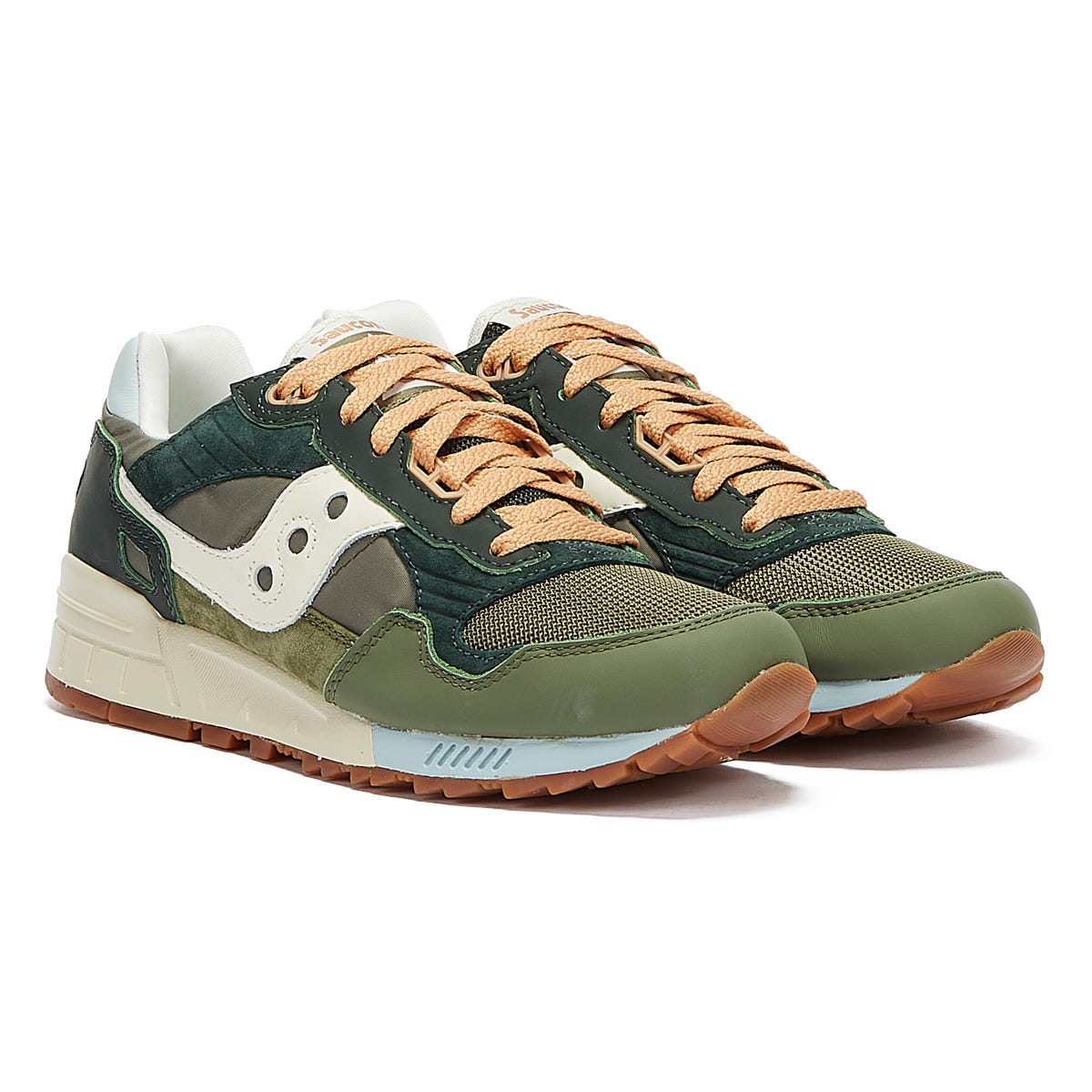Saucony Shadow 5000 Vintage Herren Dunkelgrün / Tan Turnschuhe