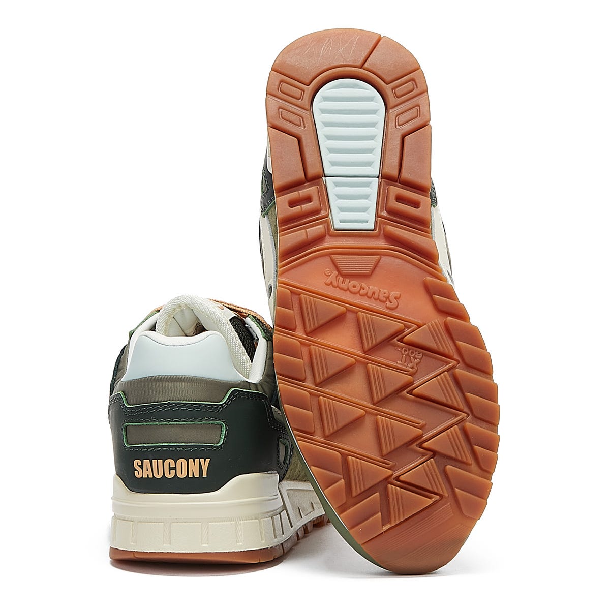 Saucony Shadow 5000 Vintage Herren Dunkelgrün / Tan Turnschuhe
