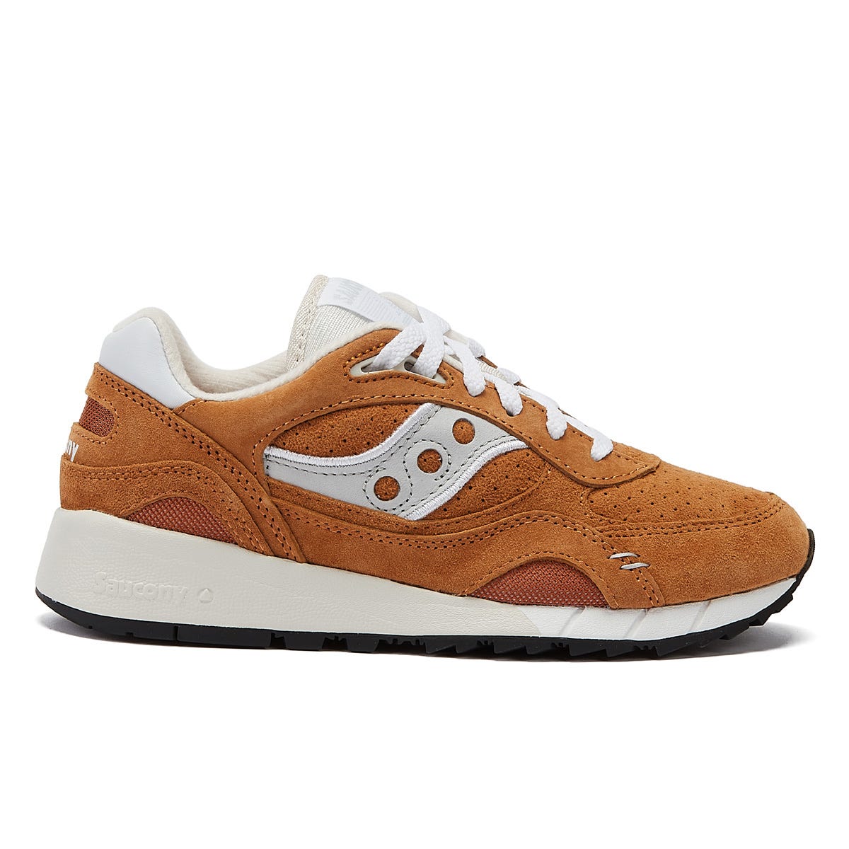 Saucony Shadow 6000 Wildleder Premium Herren Orange Turnschuhe