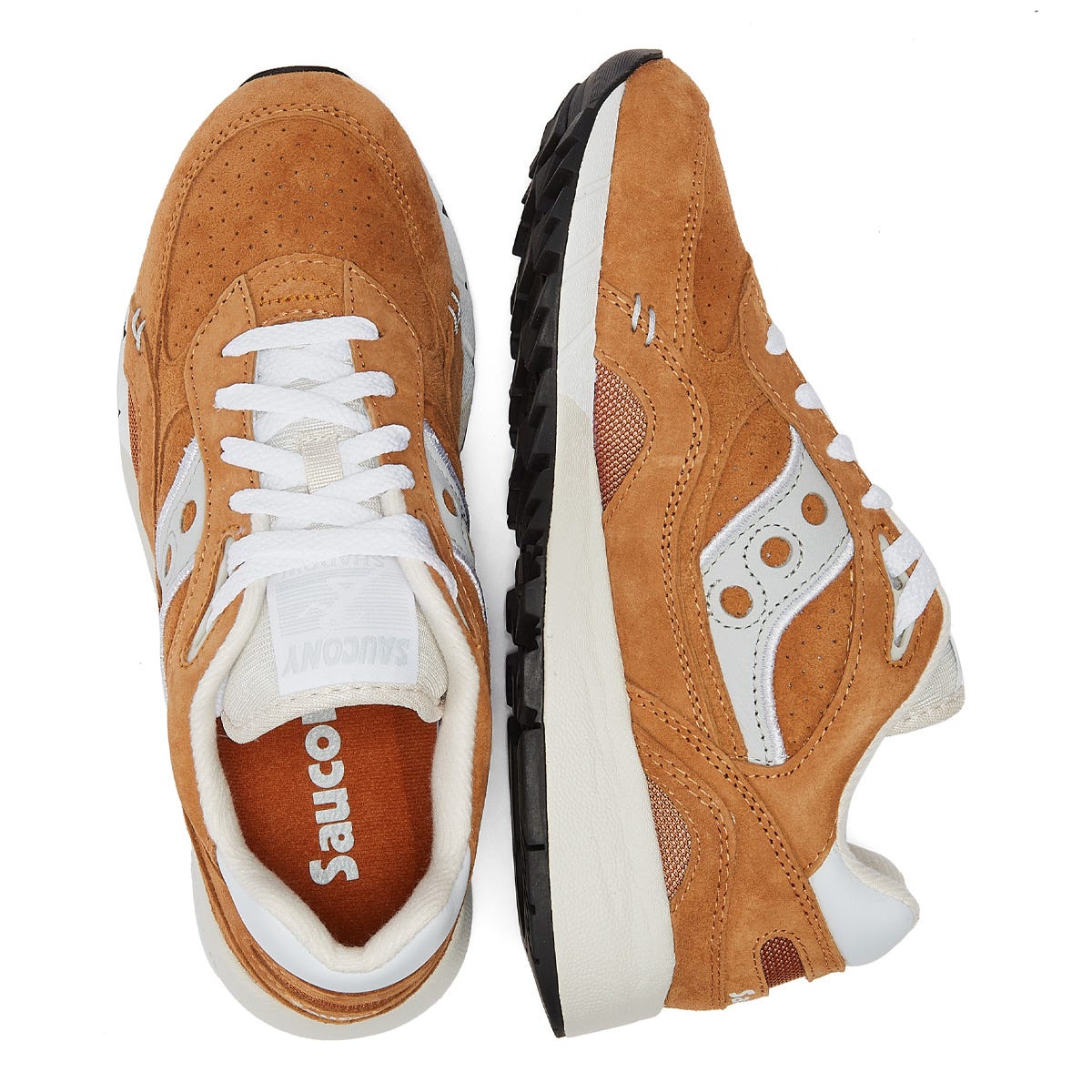 Saucony Shadow 6000 Wildleder Premium Herren Orange Turnschuhe