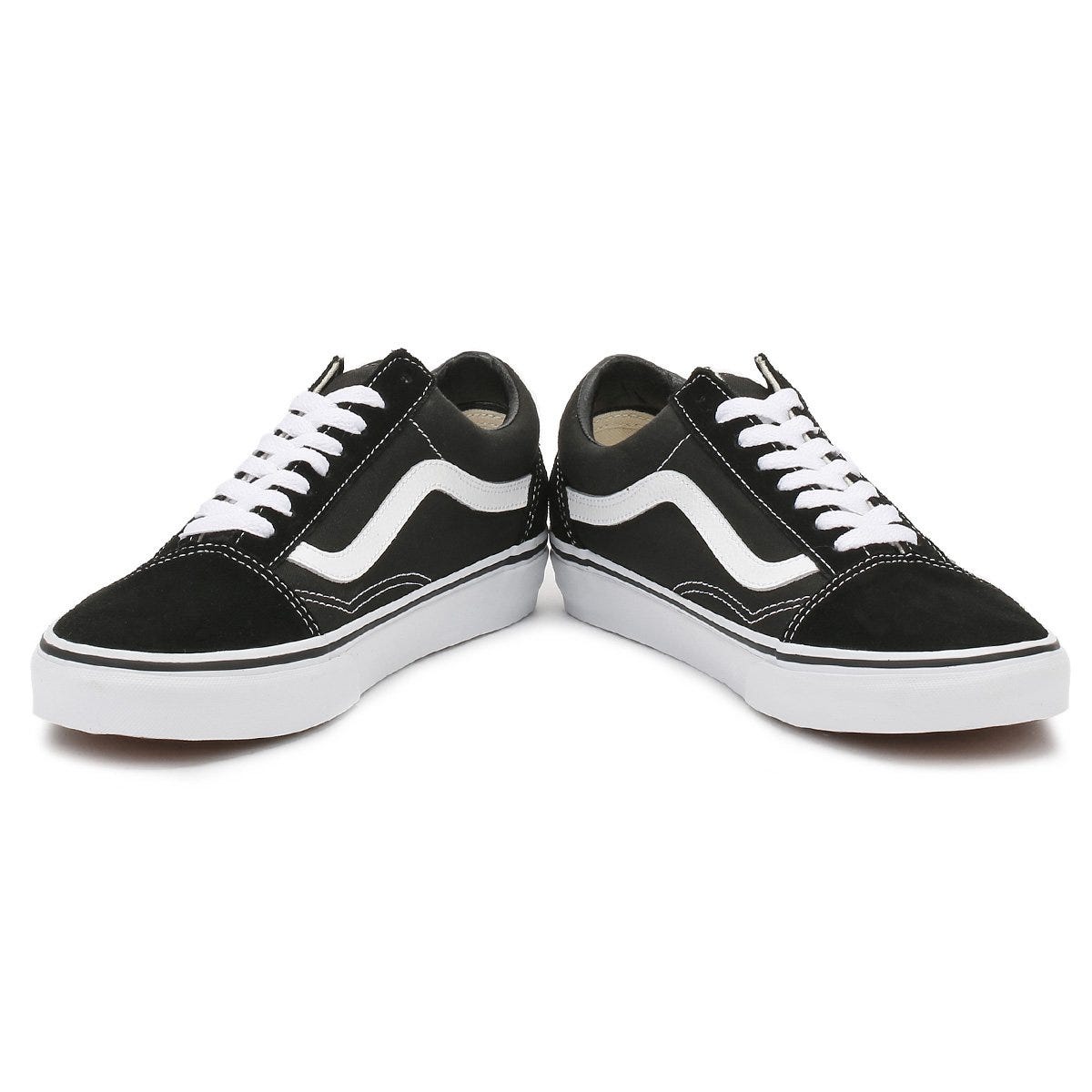 Vans Old Skool Herren Schwarz / Weiß Canvas Turnschuhe