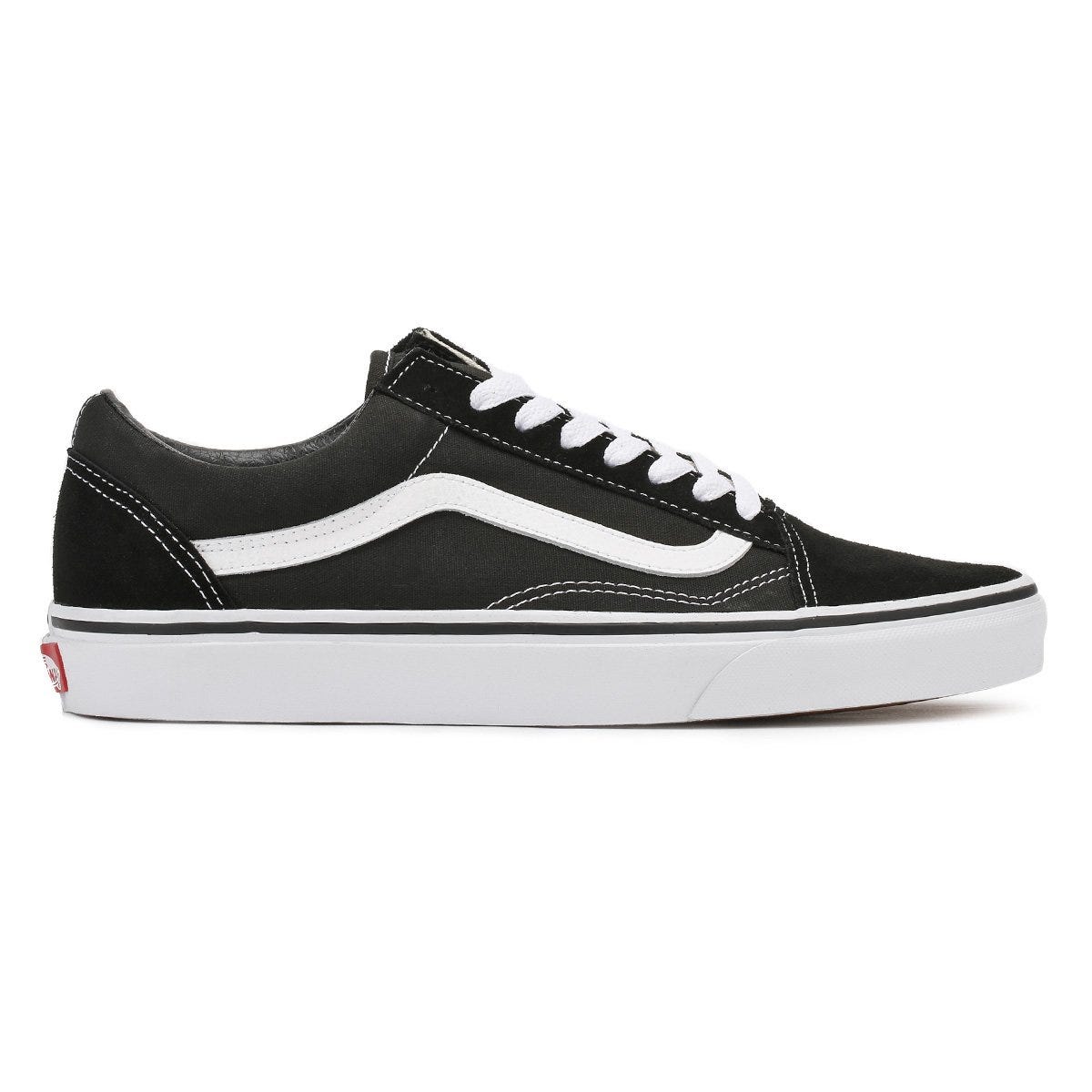 Vans Old Skool Damen Schwarz / Weiß Canvas Turnschuhe