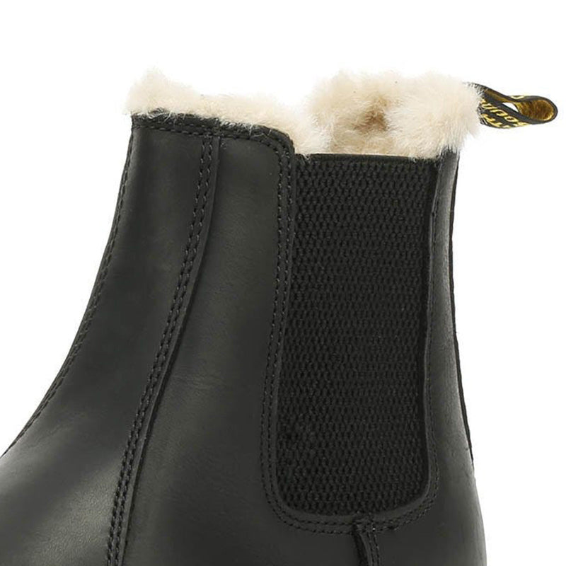 Dr. Martens Womens Schwarz Braun Wyoming Leonore Stiefel