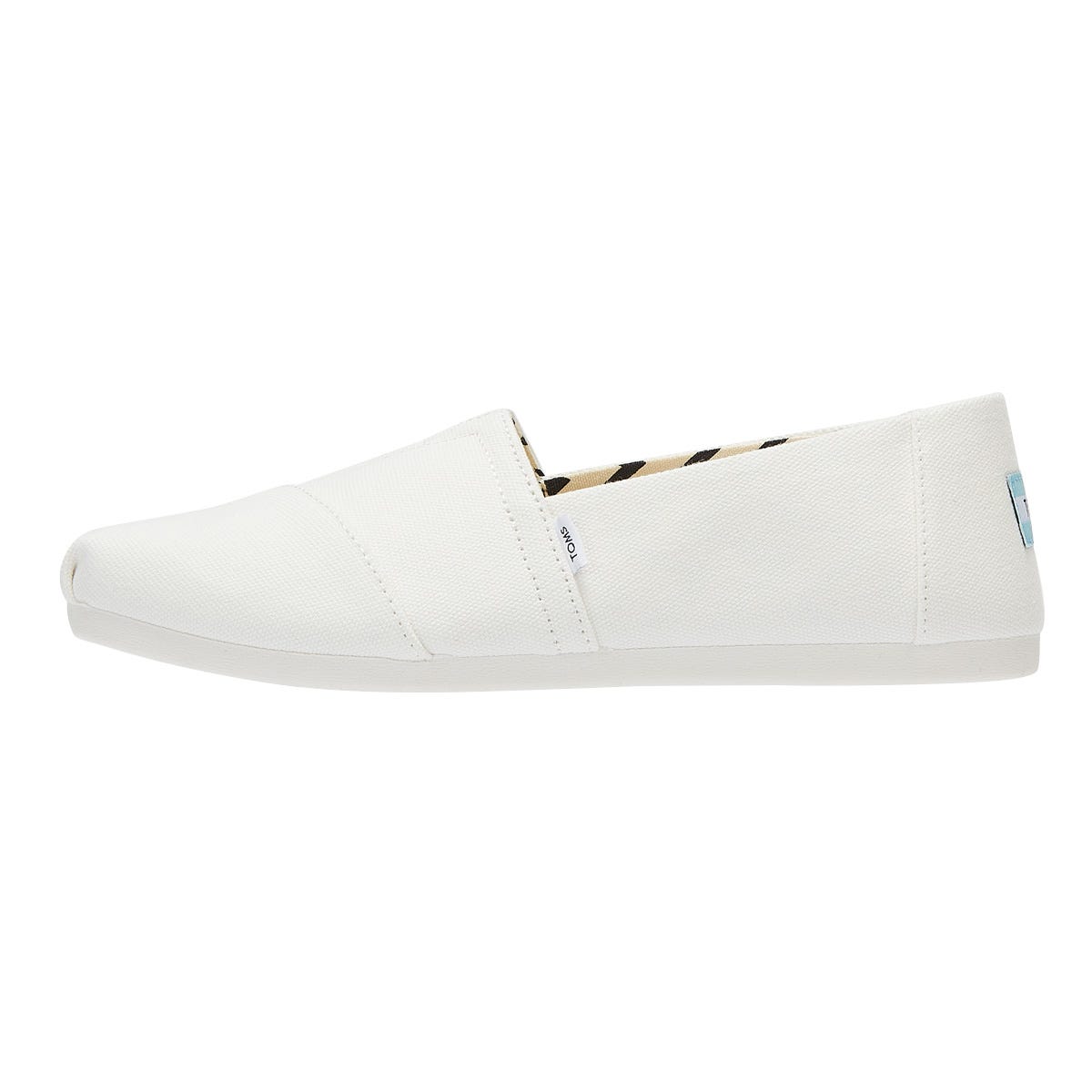 TOMS Alpargata Baumwolle Canvas Herren Weiß Espadrilles