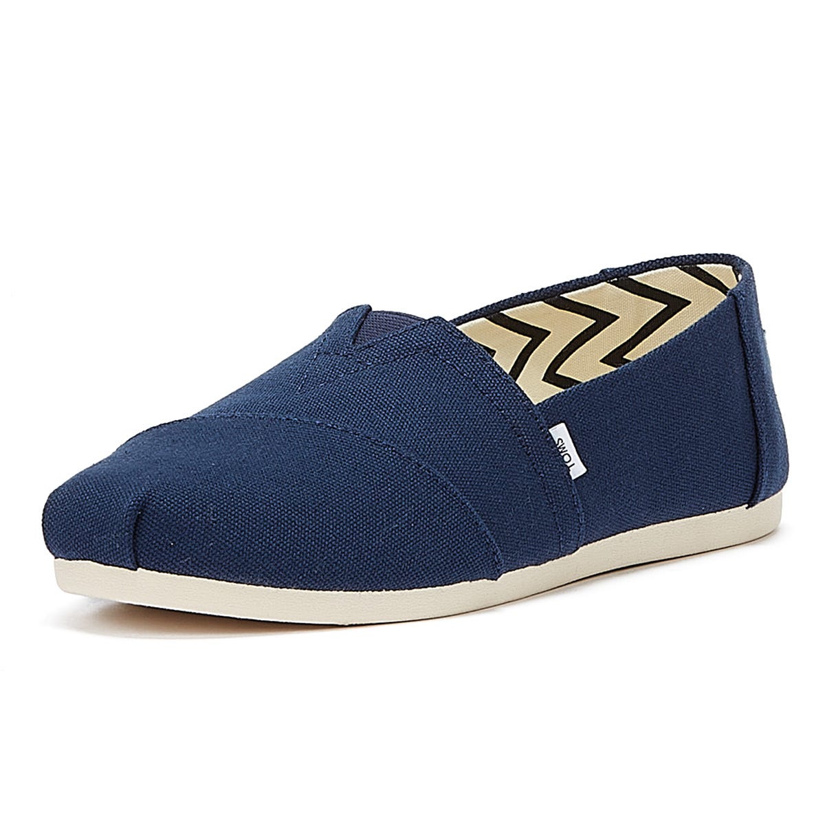 TOMS Alpargata Baumwolle Canvas Womens Marine Espadrilles