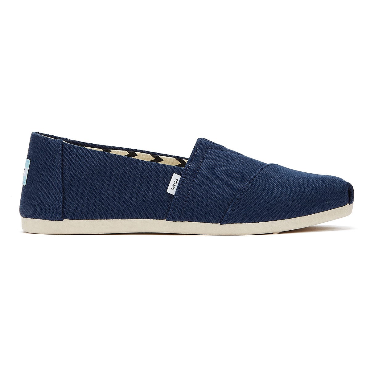 TOMS Alpargata Baumwolle Canvas Womens Marine Espadrilles