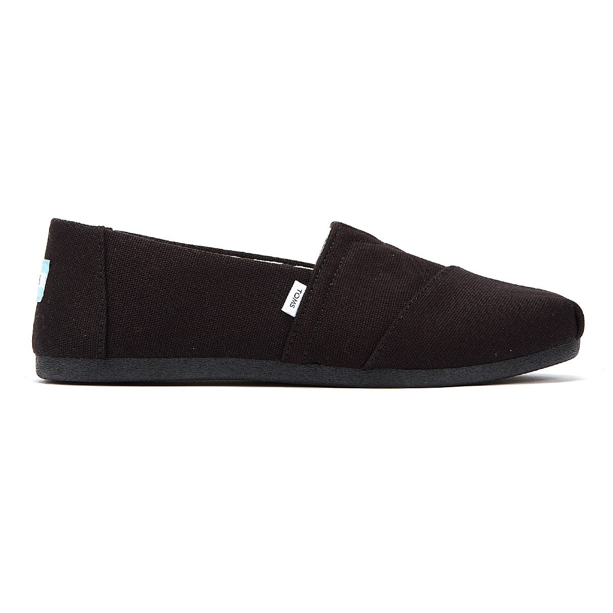 TOMS Alpargata Cotton Canvas Womens Schwarz / Schwarz Espadrilles