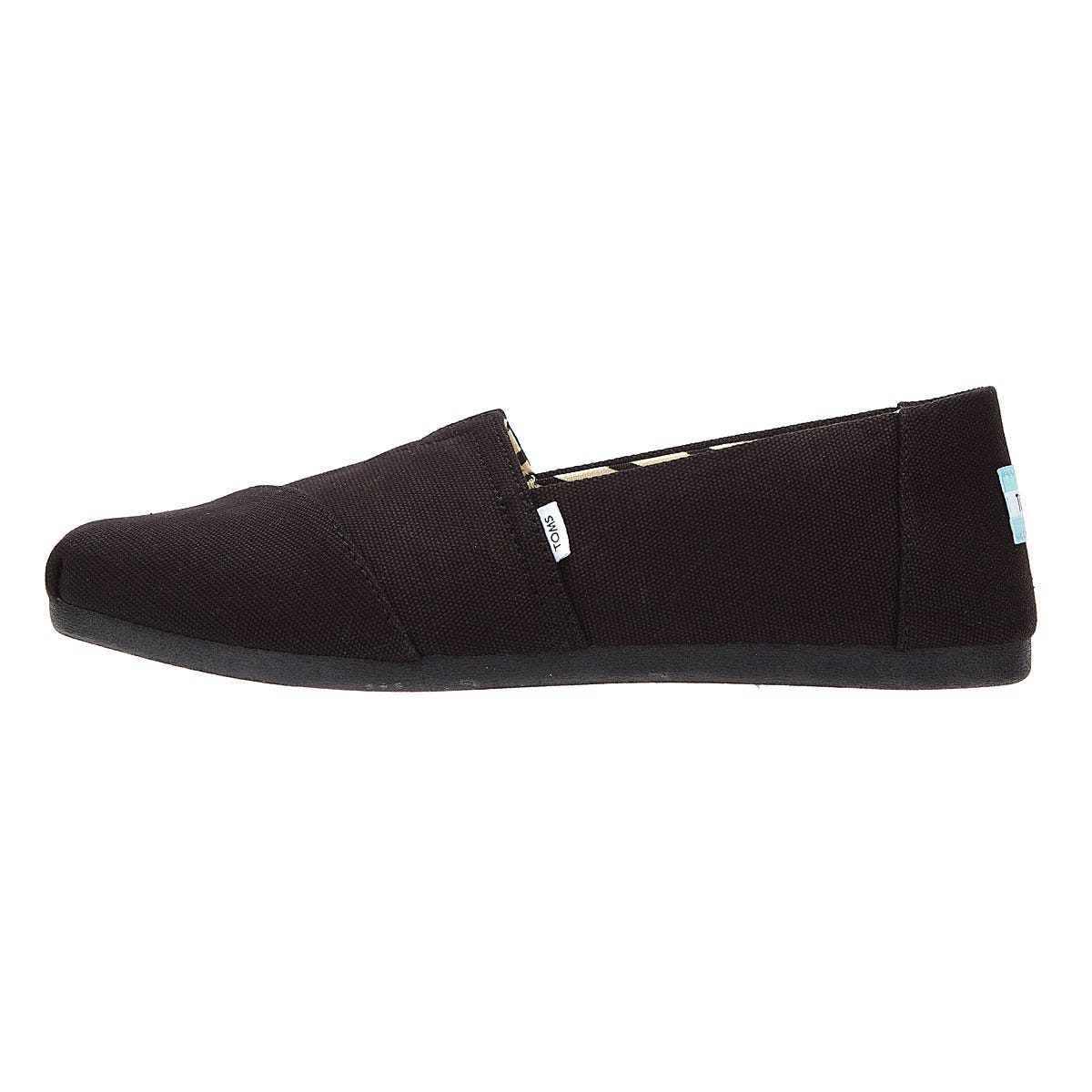 TOMS Alpargata Cotton Canvas Womens Schwarz / Schwarz Espadrilles