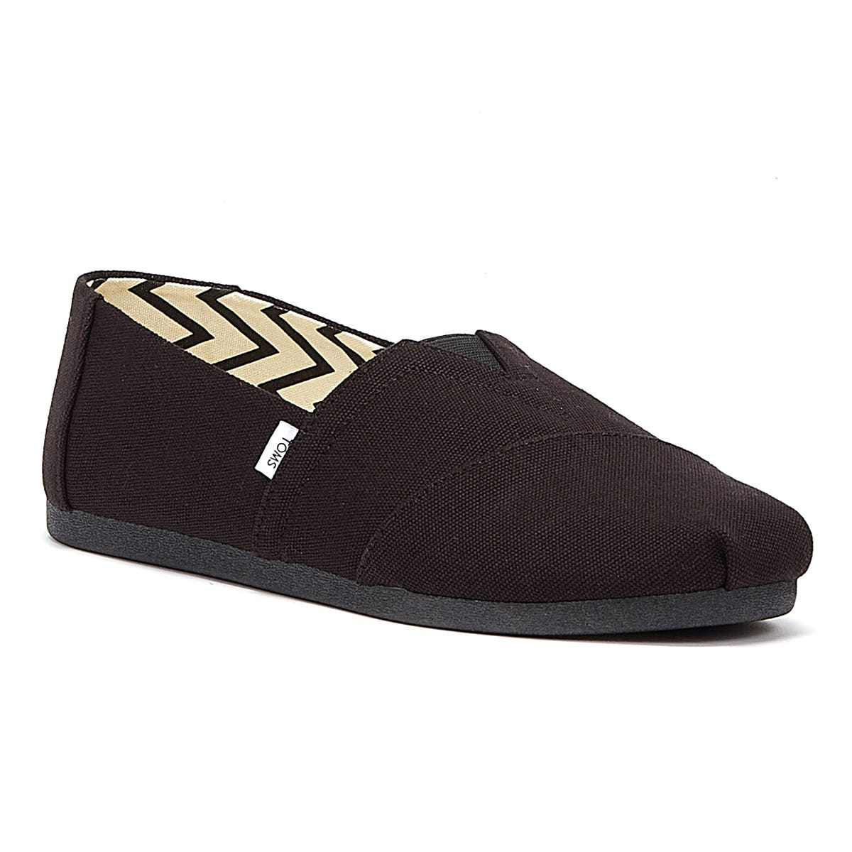 TOMS Alpargata Cotton Canvas Herren Schwarz / Schwarz Espadrilles