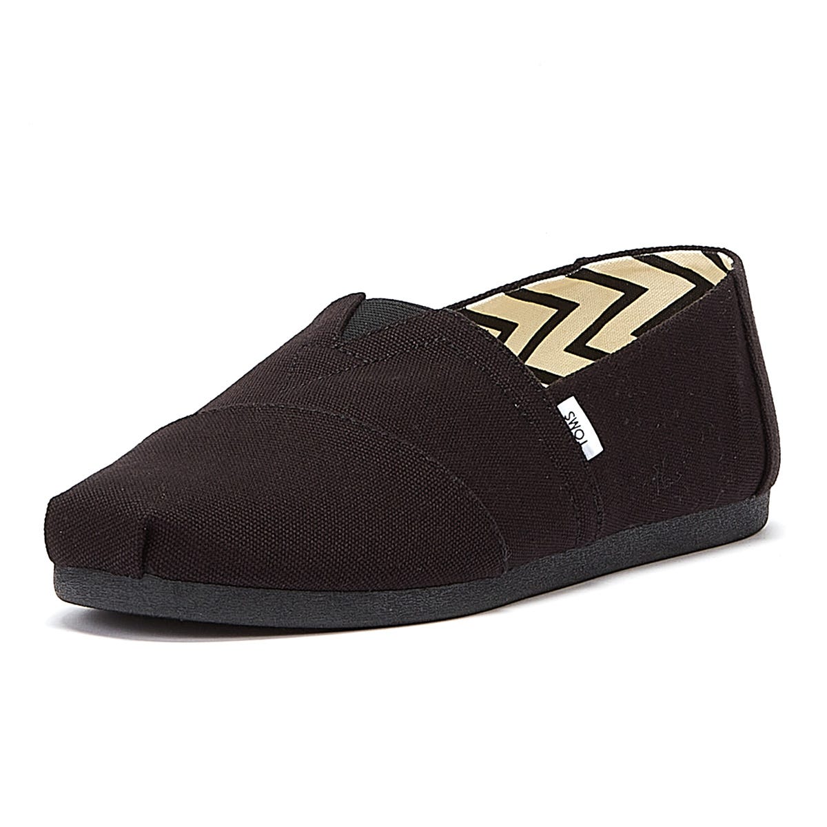 TOMS Alpargata Cotton Canvas Herren Schwarz / Schwarz Espadrilles