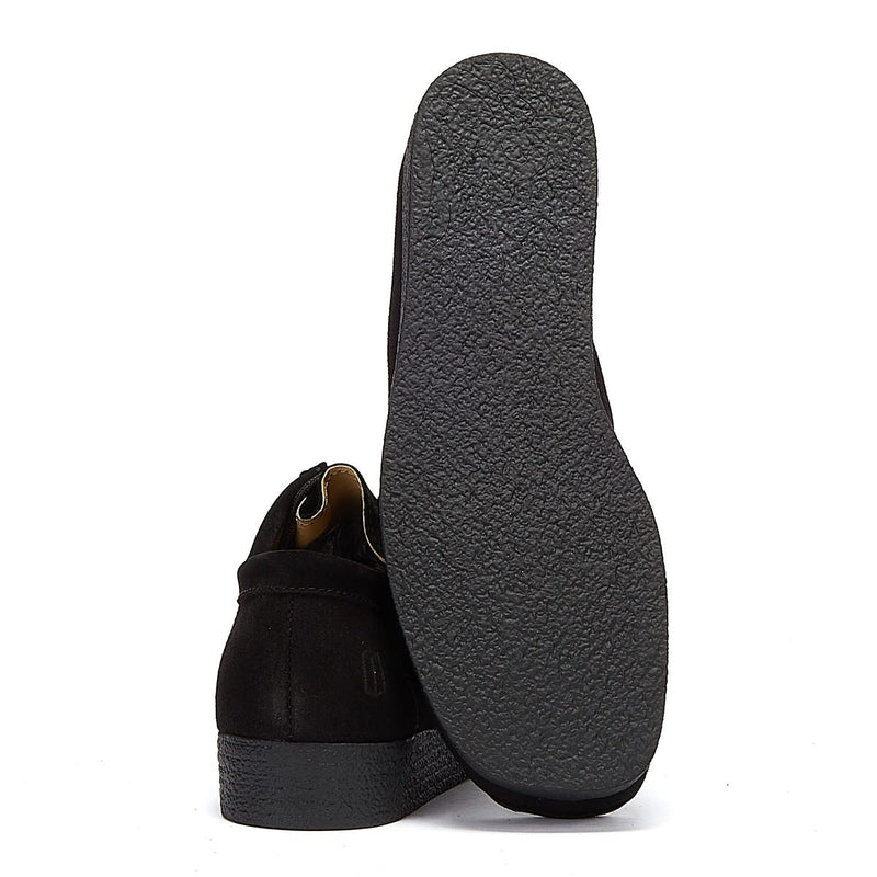 TOWER London Apache Schwarz Wildleder Schuhe