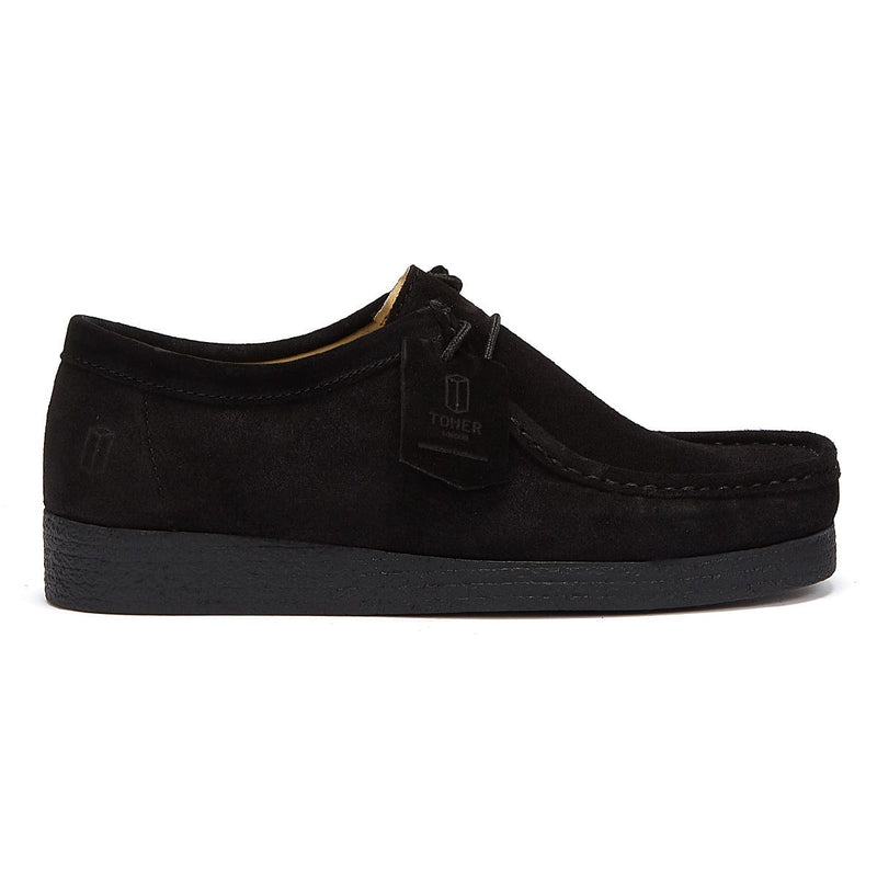 TOWER London Apache Schwarz Wildleder Schuhe