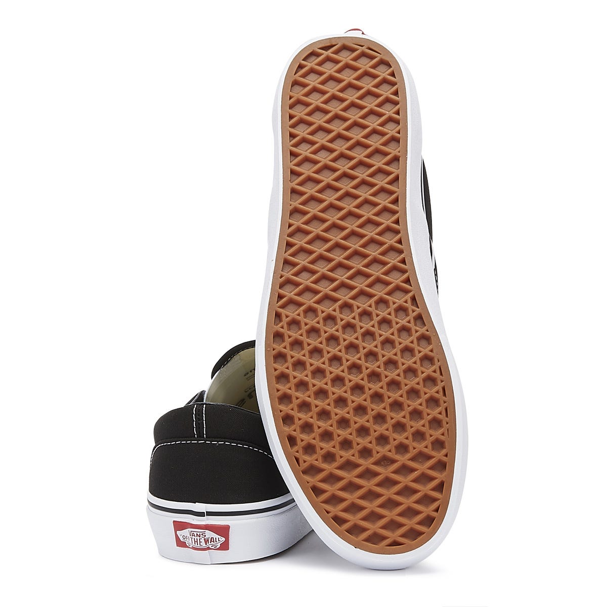 Vans Classic Slip on Schwarz / Weiß Canvas Turnschuhe
