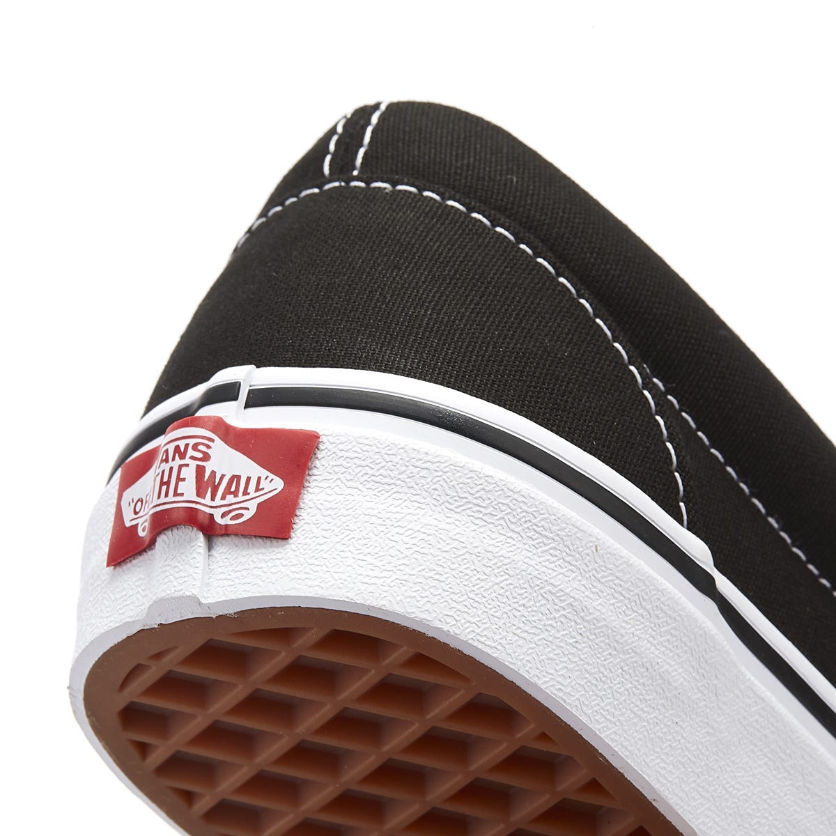 Vans Classic Slip on Schwarz / Weiß Canvas Turnschuhe